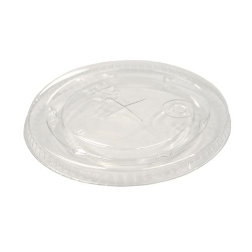 9/10 Flat Plastic Lid With a Straw Slot Ylp10c