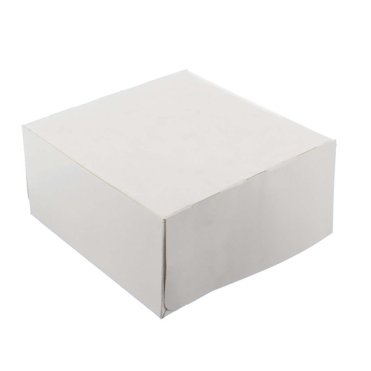 Cake Box Hinged White 12 X 12 X 4 Inch