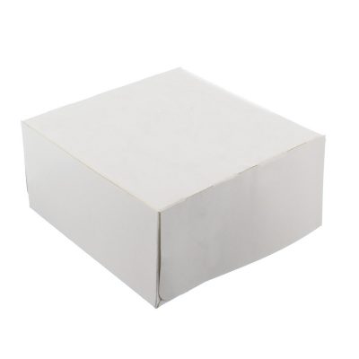 White Cake Boxes 8 X 8 X 4 Inch - Catex.ie