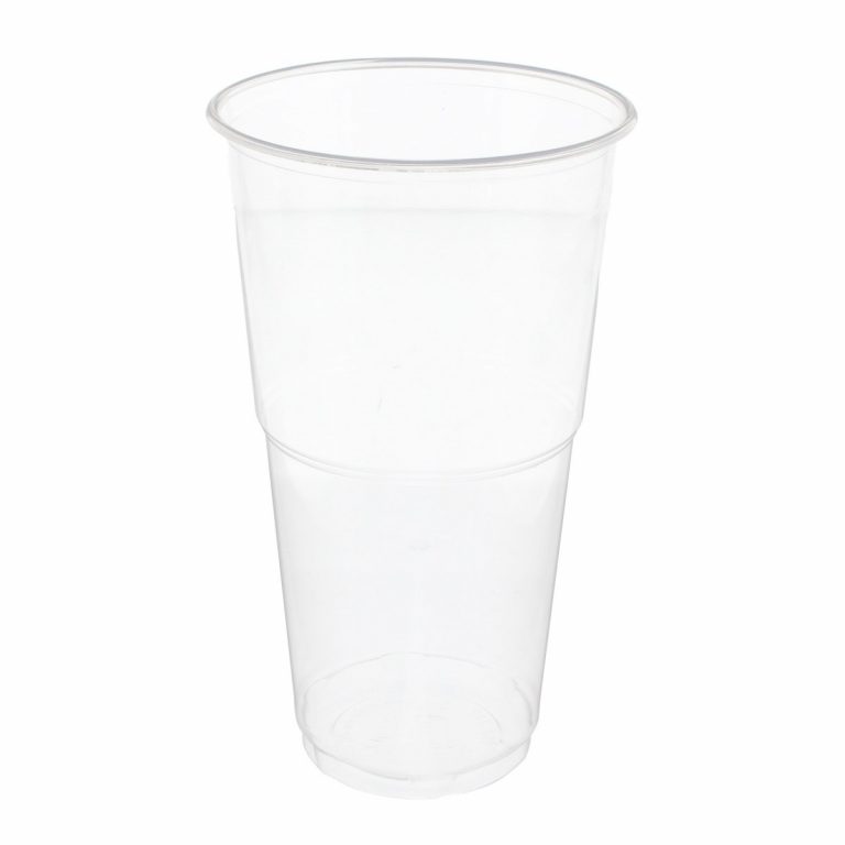 Clear Plastic Pint Tumbler Glass Catex Catering Disposables