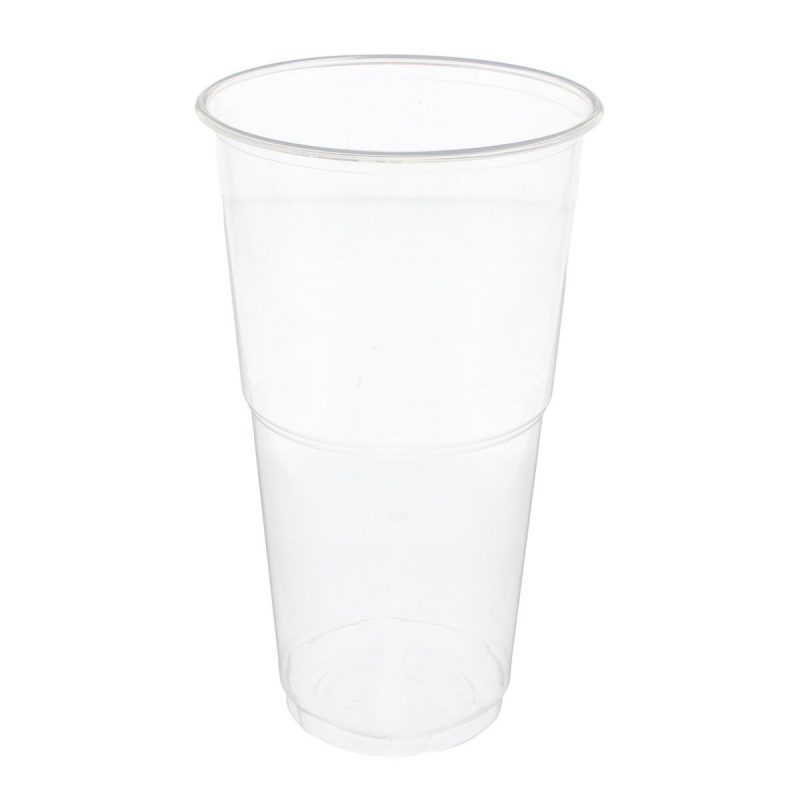 Clear Plastic Pint Tumbler Glass Catex Catering Disposables