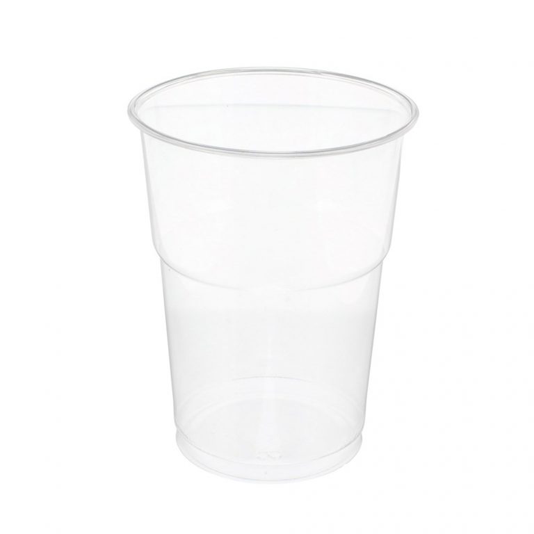 Disposable Plastic Pint Glasses Fully Recyclable Catex Catering