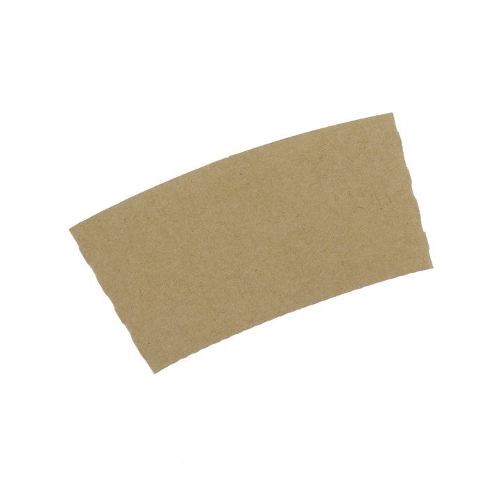 8/10OZ Kraft Brown Cup Compostable Sleeves Clutches