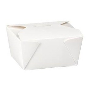 Large White Web Food Box