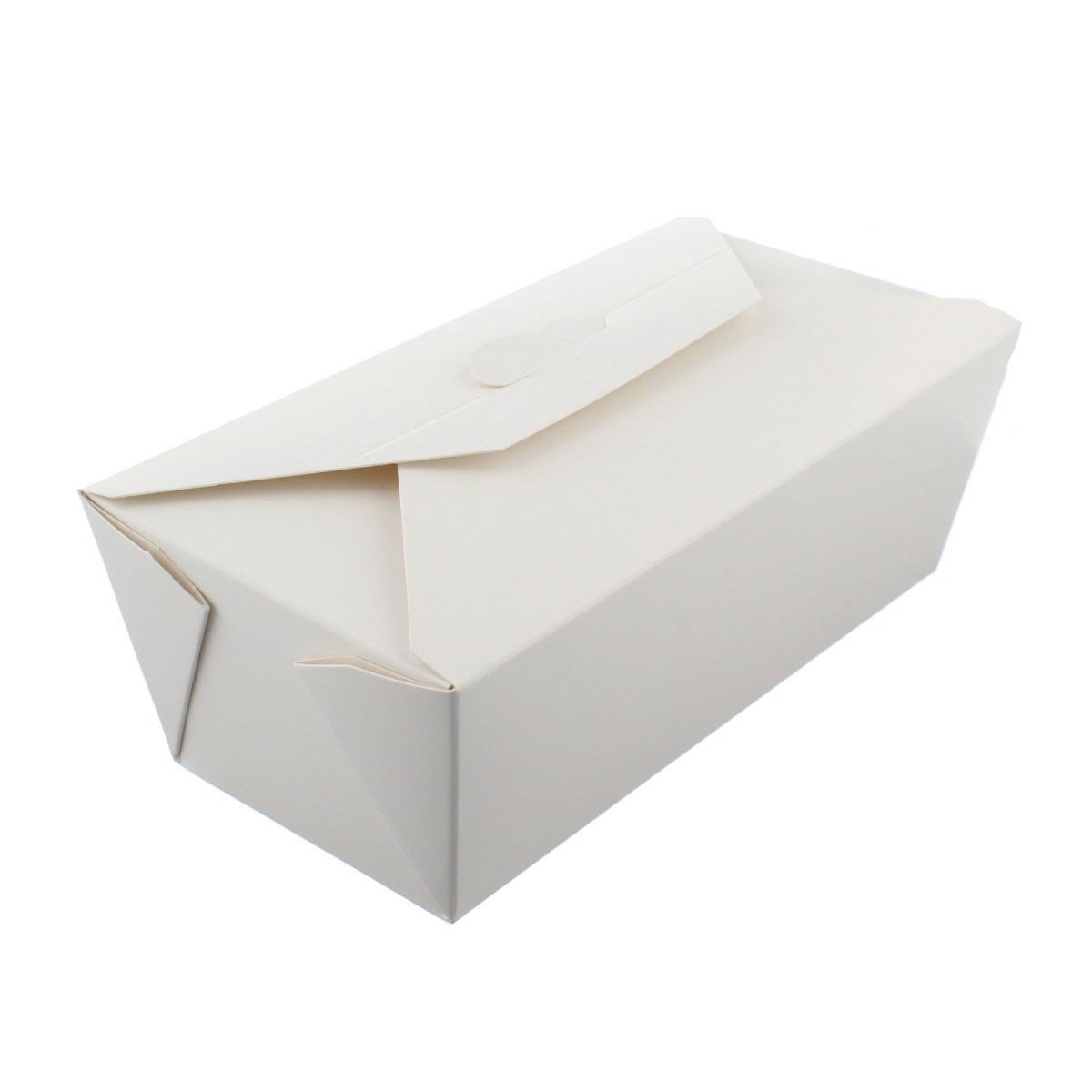 No.9 1400ML Leaf Leakproof White Kraft Food Boxes