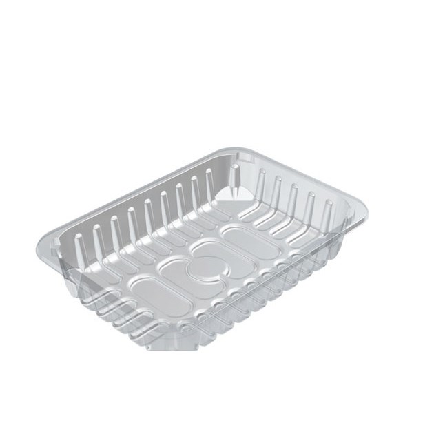 D13/45 Padded Clear Food Tray 239 X 167 X 45MM