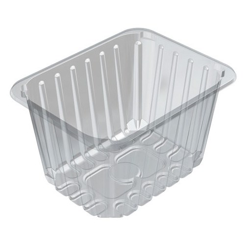 D2/120 Padded Clear Food Tray 196 X 154 X 120MM