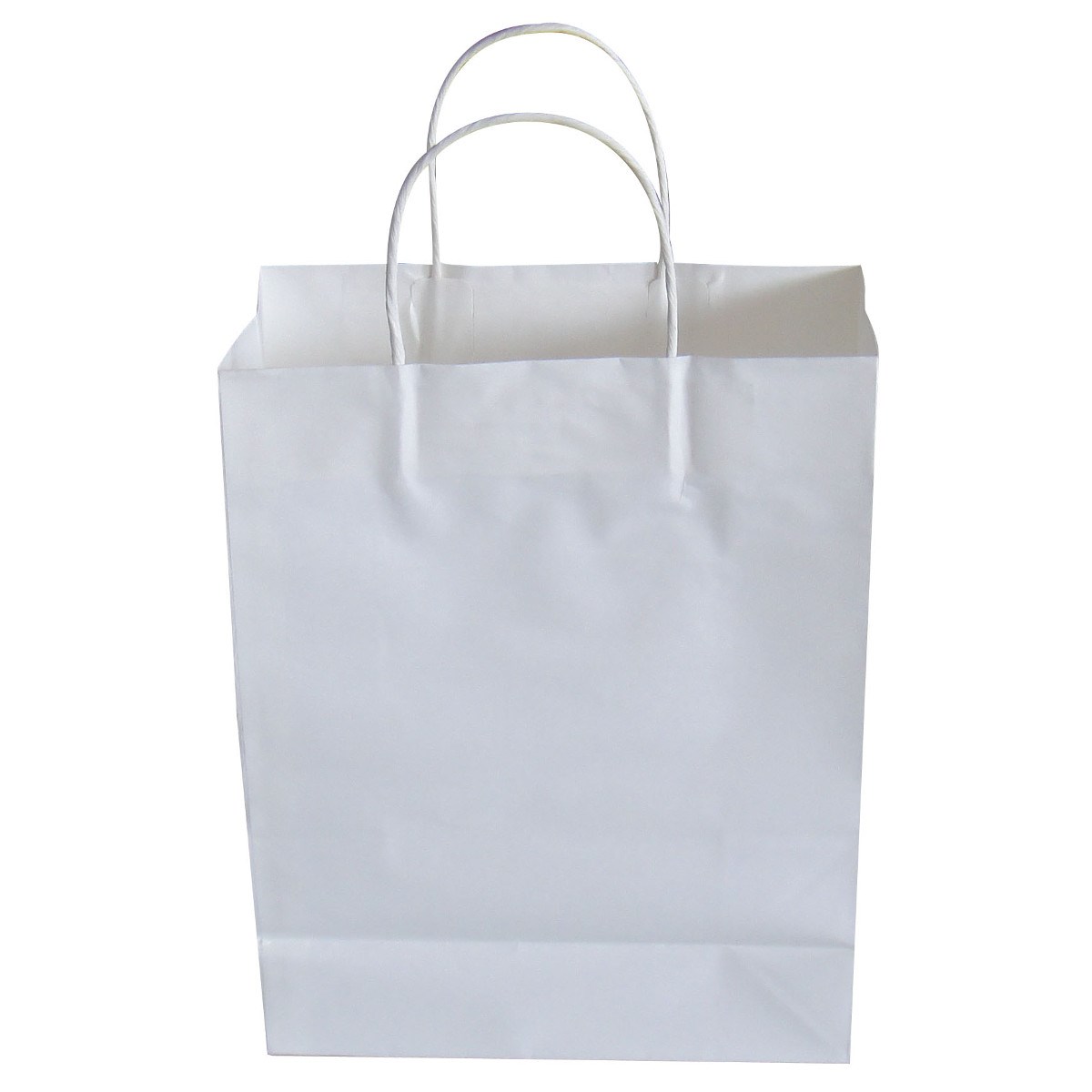 White Small 100GSM Superior Kraft Paper Bag 240 X 110 X 310MM