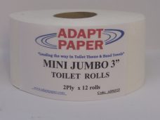 Mini Jumbo Toilet Rolls 12pk - Catex.ie