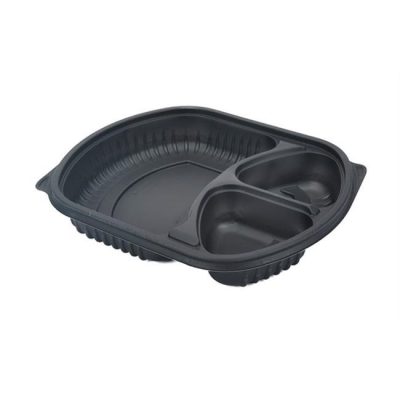 34oz 3 compart microwave tray base- Catex.ie