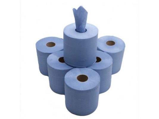 Blue Centrefeed Roll 150mt - The No1 Wiper - Catex.ie