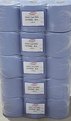 Centrefeed Blue Roll Strong 2ply 5 case deal 30 Rolls