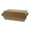 Corrugated Clamshell Box - Brown Kraft Corrugated Snack Box