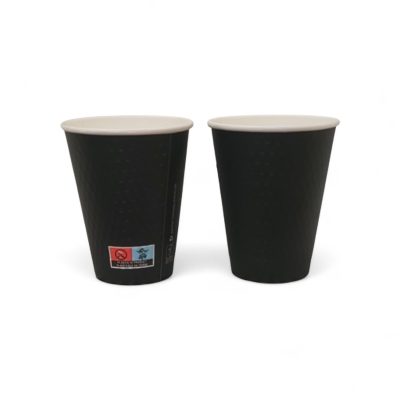 12oz-Black-Embossed-Double-Wall-Hot-Cup-Catex.ie