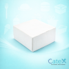 10x10x5 Inch White Cake Boxes Ireland - Bulk pack of 100 folding white bakery boxes