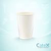 12oz White Double Wall Disposable Coffee Cups Ireland for hot beverages