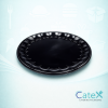 Extra-large 16-inch black Caterware Smartlock platter base model 9816KY for professional catering