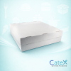 18x18 Cake Box Lids Ireland - Bulk pack of 50 white square lids for extra large bakery boxes