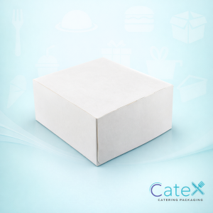 18x18x5 Cake Box Bases Ireland - Bulk pack of 50 heavy duty white kraft square cake boxes no lid