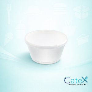 2oz Insulated Sauce Pots with Lids Ireland - Bulk pack of 1000 Dart foam containers