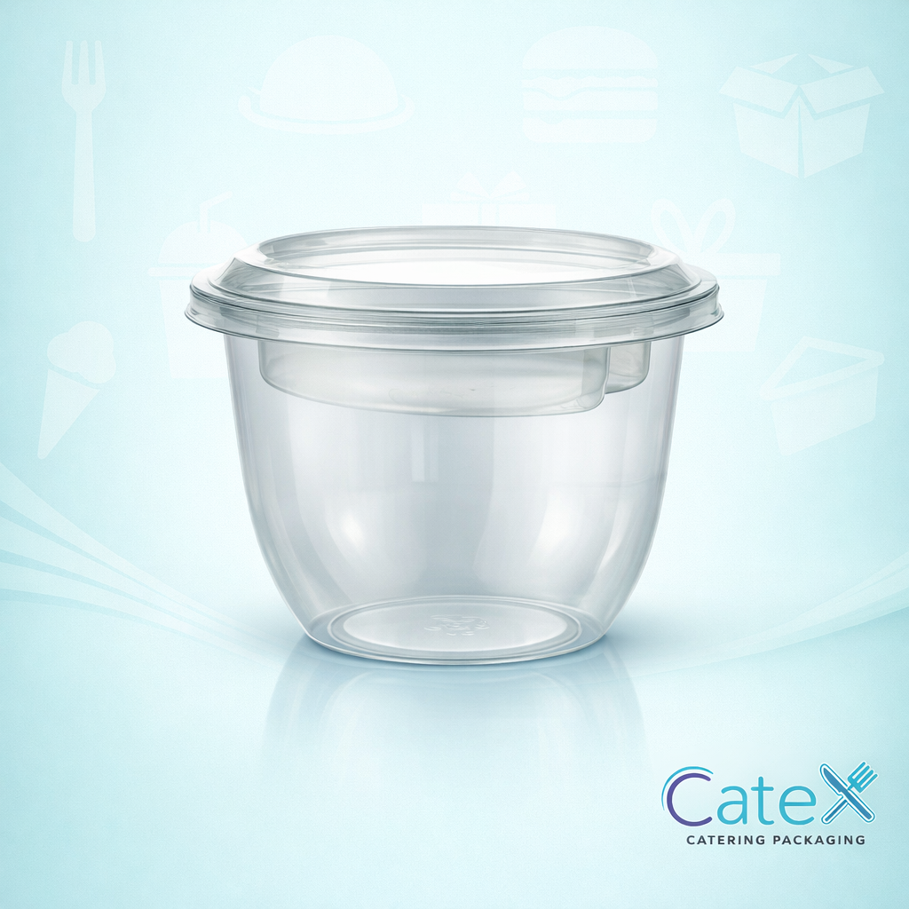 2oz Portion Pot Inserts Ireland - Bulk pack of 1000 clear plastic food separator inserts
