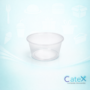 2oz Portion Pots Ireland - Bulk pack of 2500 clear plastic sauce cups