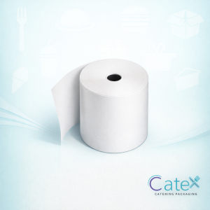 76mm x 70mm Till Rolls Ireland - Pack of 40 premium dust-free bond paper rolls