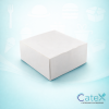 8x8x4 Cake Boxes with Window Ireland - Bulk pack of 250 white square bakery boxes