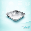 9x9 Foil Containers Ireland - Bulk pack of 200 large square aluminum trays