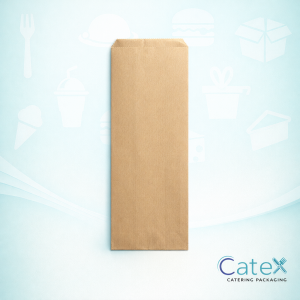 Bulk 1000 pack of large brown paper single bottle bags 400mm x 125mm for wine and spirits