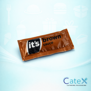 Brown Sauce Sachets Ireland - Bulk pack of 200 individual brown sauce portions