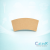 Compostable Coffee Cup Sleeves Ireland - Kraft brown corrugated clutches for 8oz and 10oz cups