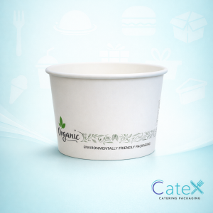 Compostable Soup Cups with Lids Ireland - 16oz Leaf Greenspirit Bamboo Combo