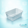 Bulk pack of 168 large deep D13/120 clear plastic food trays with integrated absorbent pads