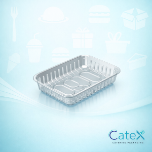 D15/55 Padded Clear Food Trays Ireland - Bulk pack of 200 absorbent 260x177x55mm trays