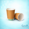 Kraft Bio Ripple Cup Ireland with triple-wall insulation for hot coffee
