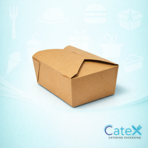 Kraft Microwavable Food Boxes Ireland - Brown leak-proof takeaway containers