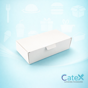 Large White Paper Fish and Chip Box Ireland - Bulk pack of 200 eco friendly kraft board boxes