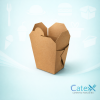 Leaf 26oz Kraft Noodle Box Ireland - Bulk pack of 450 recycled 320gsm brown pails