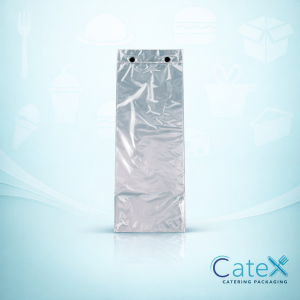 Bulk 2,000 pack of crystal clear plain BOPP bags 150x350mm non-perforated for bakery and retail display