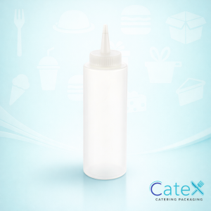 Plastic Squirty Bottles Ireland - 12oz clear squeeze bottle for sauces