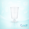 Reusable Plastic Wine Glasses Ireland - Clear 175ml stemmed glasses for events