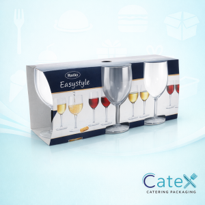 Reusable Plastic Wine Glasses Ireland - Pack of 36 clear hard plastic wine cups