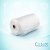 Bulk 3,000 pack of white plastic bags with handles on roll 415x200mm for retail and produce