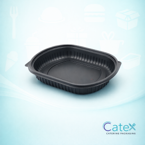 24oz microwaveable meal tray and single compartment dinner box in a 320 pack for Irish food businesses