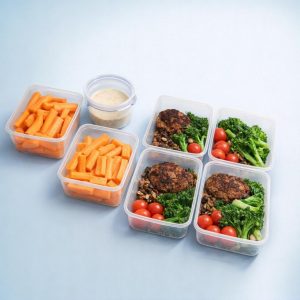 Alternative view of 500cc and 650cc Foil Container Lids for Bulk Supply