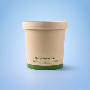 Alternative view of Compostable 16oz Leaf Soup Cups - for Deli and Takeaway
