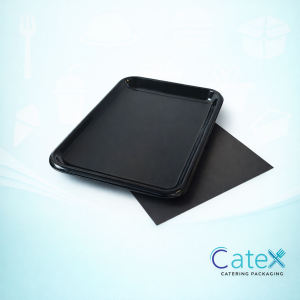 High-contrast black meat saver paper sheets for professional butcher display and steak interleaving