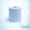 Blue roll centre pull 6 pack flat sheet 150m catering wiper rolls for industrial cleaning