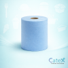 Blue roll centrefeed 150m 2-ply flat sheet wipers in a bulk case of 6 for Irish businesses